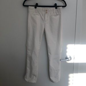 Anthropologie white pants